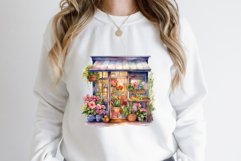 Flowers Shop Watercolor Clipart Bundle Product Image 2