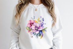 Watercolor Flowers Clipart Bundle Product Image 2