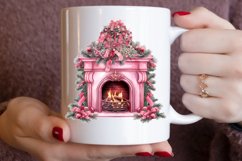 Pink Christmas Clipart Sublimation Bundle Product Image 3