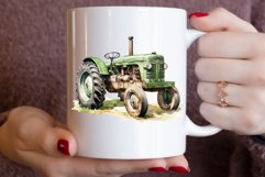 Vintage Farm Tractor Clipart Bundle Product Image 3