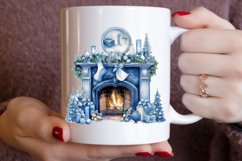 Blue Christmas Clipart Sublimation Bundle Product Image 3