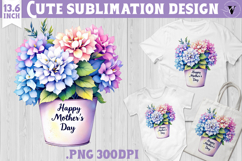 Mothers day clipart | Flowers in Pot Product Image 1