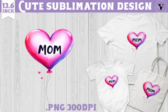 Mothers day clipart | Heart Balloon Product Image 1