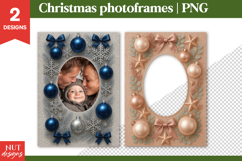 Cute Christmas Card Clipart Elegant Christmas Photo Frame Product Image 1