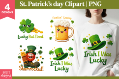 Crochet St. Patrick’s Sublimation PNG Patrick day quote Product Image 1
