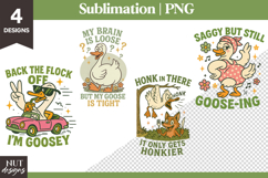 Silly Goose illustrations Sarcastic quotes Sarcastic shirt Product Image 1