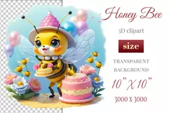 Decorate your projects with this charming clipart featuring a cute little bee surrounded by colorful flowers. This delicate and painterly pattern will add playful charm and unique character to your designs, baby showers, birthday parties and more.