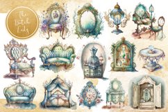 Victorian Furniture Clipart Set - 25 .PNG Files Product Image 1