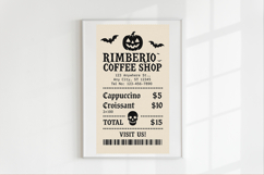 Spooky Halloween Receipt PNG|Printable &amp; Sublimation BUNDLE Product Image 7