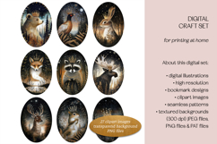 Golden Winter Forest Digital Craft Set Product Image 3