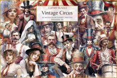 Vintage &amp; Charm Clipart Huge Bundle, 400 Elements Big Bundle Product Image 9