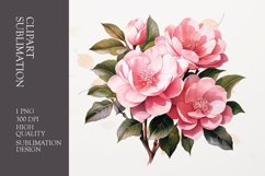 Floral bouquet watercolor clipart sublimation Product Image 1