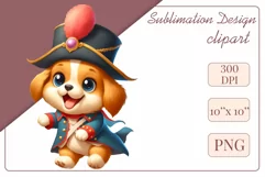 Cute and funny cartoon puppy clipart. Perfect for children's projects, web design, and book illustrations. Create a joyful mood with this adorable character