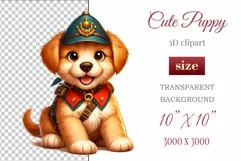 Cute and funny cartoon puppy clipart. Perfect for children's projects, web design, and book illustrations. Create a joyful mood with this adorable character