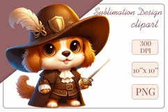 Cute and funny cartoon puppy clipart. Perfect for children's projects, web design, and book illustrations. Create a joyful mood with this adorable character