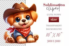 Cute and adorable cartoon puppy on American flag background with white flowers. Perfect for 4th of july Independence Day. Create a joyful mood with this adorable character.