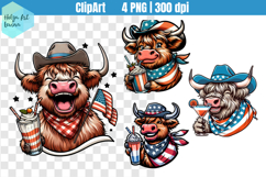 Patriotic animals Sublimation | ClipArt Product Image 1