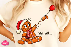 Trending Christmas PNG, Well Shit Funny Christmas PNG Product Image 3