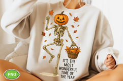 Creepy Halloween Sublimation Bundle, Skeleton Halloween PNG Product Image 8