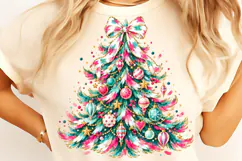 Merry Christmas PNG, Christmas Trees PNG, Christmas Shirt Product Image 7