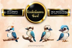 Kookaburra Clipart 04 variations Product Image 1