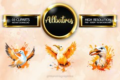 Albatross Clipart 04 variations Product Image 1
