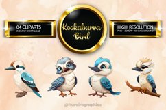 Kookaburra Clipart 04 variations Product Image 1