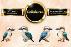 Kookaburra Clipart 04 variations Product Image 1