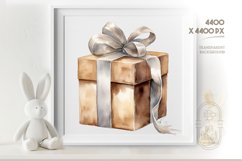 Christmas Present | Watercolor Clipart Product Image 2