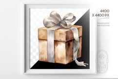 Christmas Present | Watercolor Clipart Product Image 1