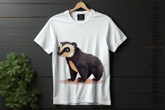 Honey Badger Clipart 04 variations Product Image 2