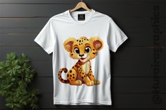 Cheetah Clipart 04 variations Product Image 2