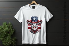 Patriotic Calf Clipart 04 variations Product Image 2