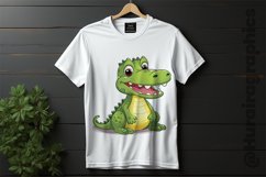 Crocodile Clipart 04 variations Product Image 2
