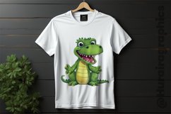 Crocodile Clipart 04 variations Product Image 2