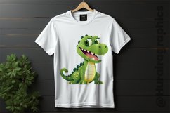 Crocodile Clipart 04 variations Product Image 2