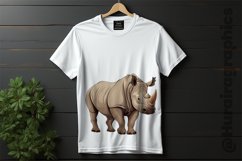 Rhinoceros Clipart 04 variations Product Image 2