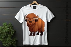 Bison Clipart 04 variations Product Image 2