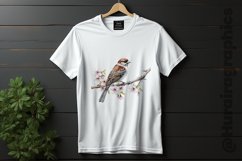 Sparrow Clipart 04 variations Product Image 2