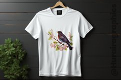 Black Bird Clipart 04 variations Product Image 2