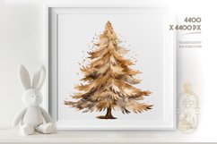 Christmas Tree Illustration | Watercolor Clipart Product Image 2