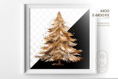 Christmas Tree Illustration | Watercolor Clipart Product Image 1