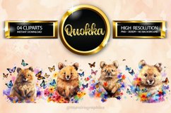 Quokka Clipart 04 variations Product Image 1
