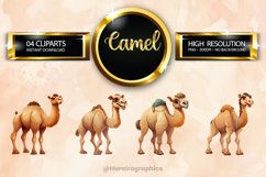 Camel Clipart 04 variations Product Image 1
