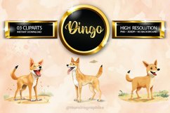 Dingo Clipart 03 variations Product Image 1