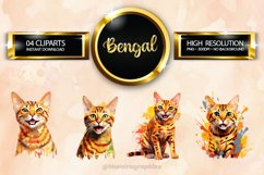 Bengal Clipart 04 variations Product Image 1