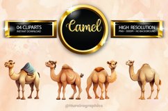 Camel Clipart 04 variations Product Image 1