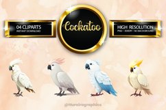 Cockatoo Clipart 04 variations Product Image 1