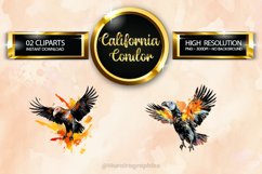 California Condor Clipart 02 variations Product Image 1