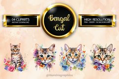 Bengal Clipart 04 variations Product Image 1